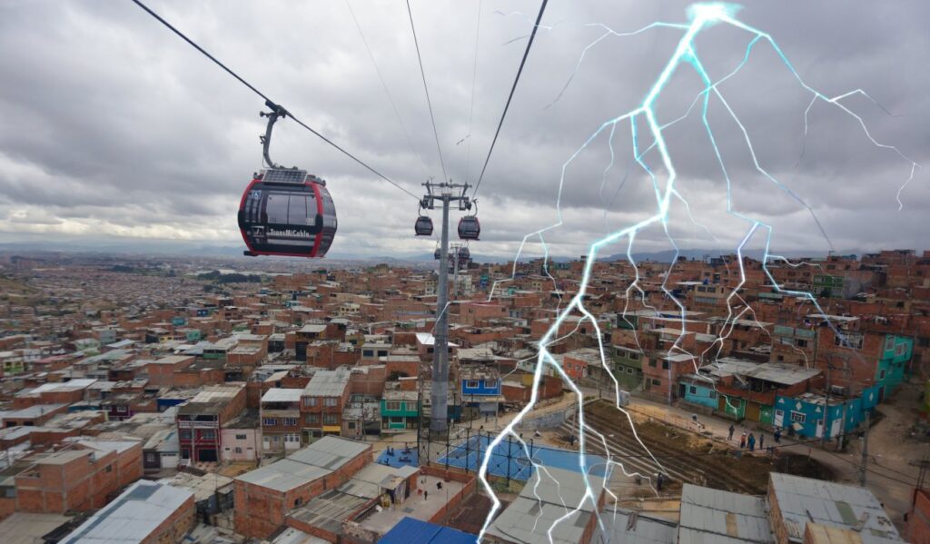 Tormenta eléctrica en Ciudad Bolívar: servicio de TransMiCable, suspendido Tormenta eléctrica en Ciudad Bolívar: servicio de TransMiCable, suspendido