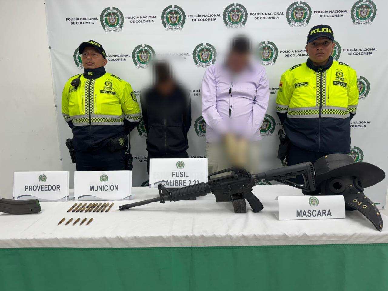 Hombre hizo disparos al aire en Usaquén: tenía un fusil en su poder