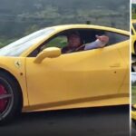 Él es el millonario dueño del ferrari amarillo accidentado en La Calera; tiene 8 más en su garaje