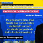 «Me encuentro más fuerte que nunca, recibo un trato excelente»