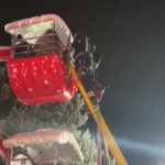 Rescatan a cuatro menores y un adulto que habían quedado atrapados en una noria infantil de Móstoles