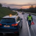 Si colocas los triángulos de emergencia y la baliza V16 conectada a la vez: ¿Te pueden multar?