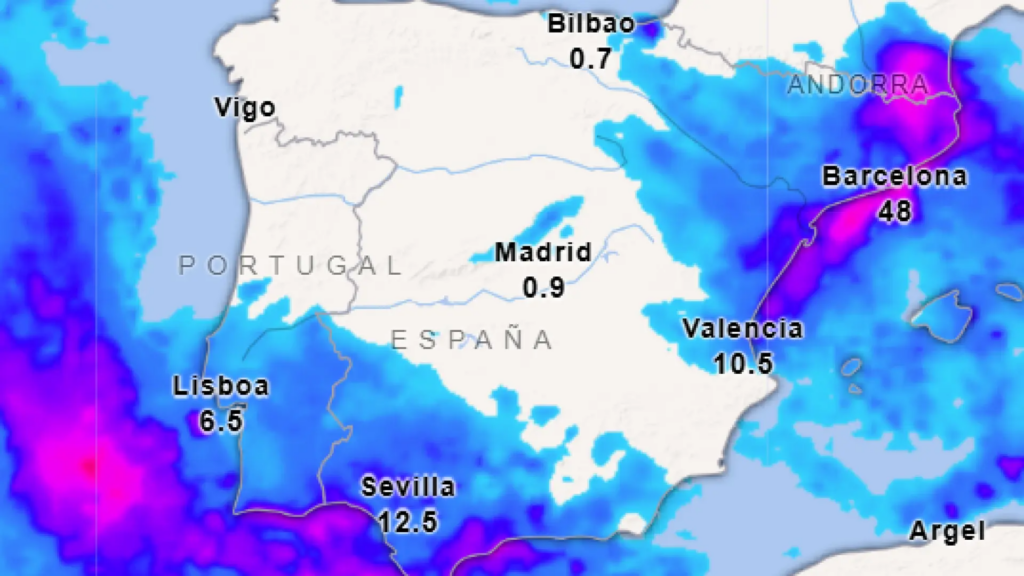 Tres comunidades, en alerta por tormentas fuertes en las próximas horas