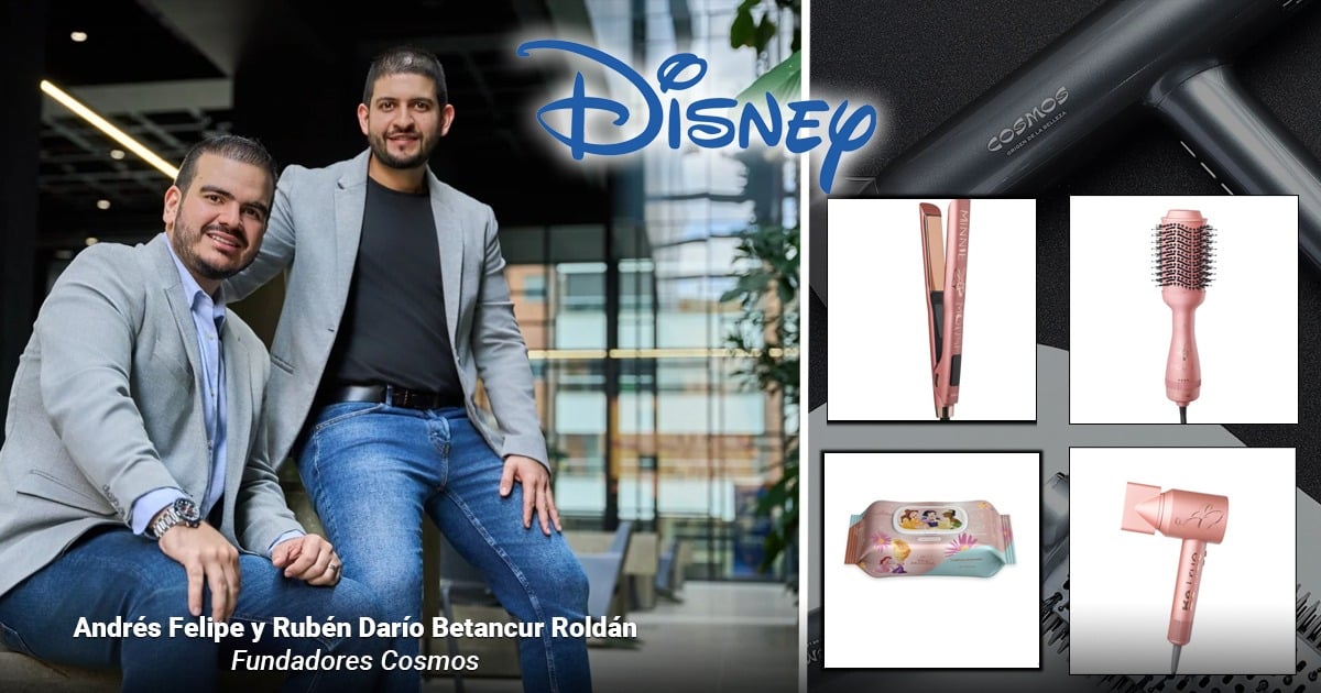 Una marca paisa de productos eléctricos de belleza creada por dos hermanos logró una proeza con el gigante Disney Una marca paisa de productos eléctricos de belleza creada por dos hermanos logró una proeza con el gigante Disney