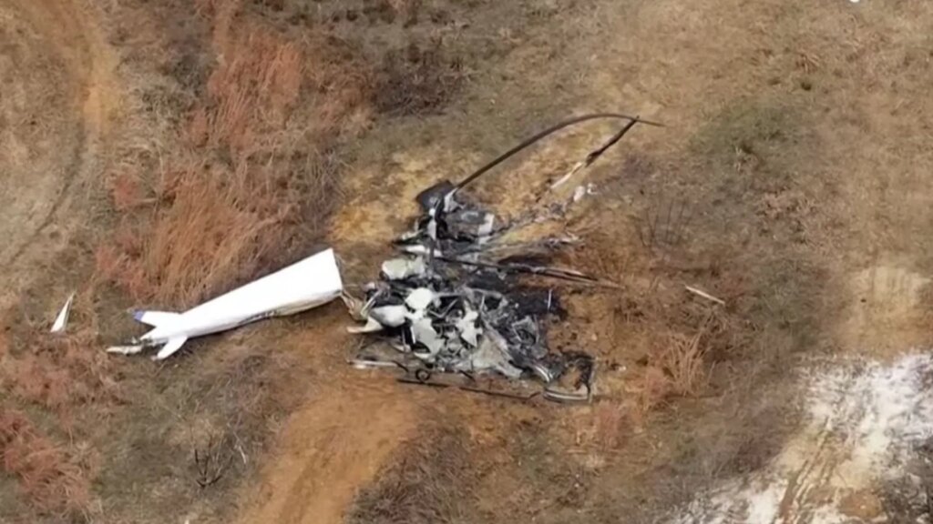 Una persona muerta y otra herida grave tras el choque de dos helicópteros en Nueva Jersey Una persona muerta y otra herida grave tras el choque de dos helicópteros en Nueva Jersey