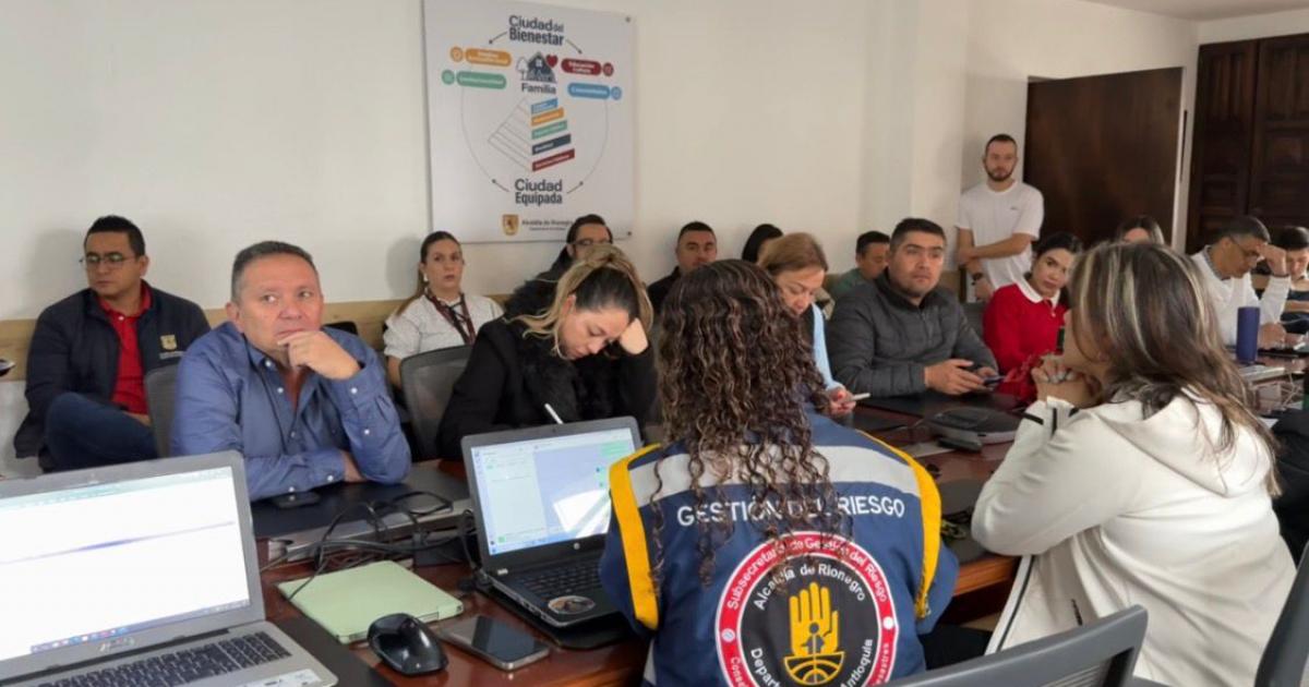 Antioquia: Rionegro activa Comité de gestión del riesgo ante lluvias