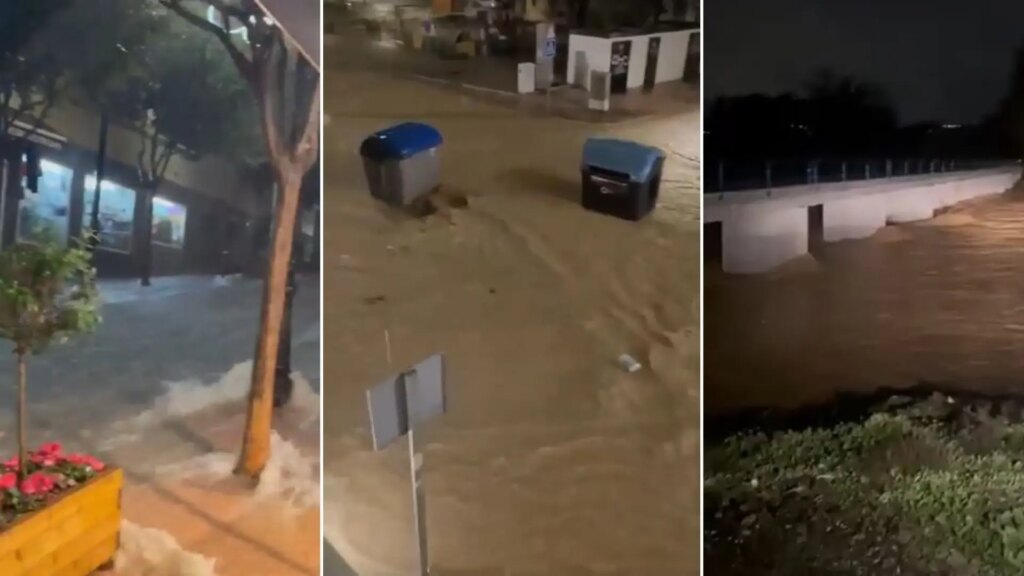 desalojos en casas, calles inundadas y ríos desbordados