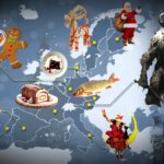 el mapa de las tradiciones navideñas en Europa