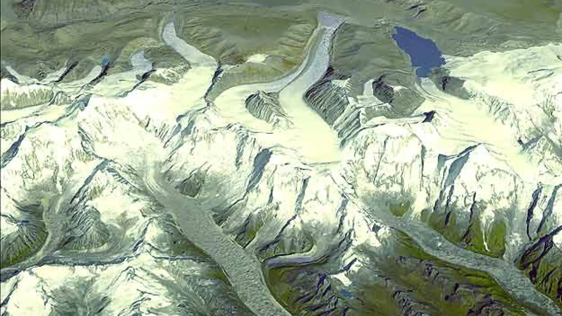 el retroceso del de Kolahoi en el Himalaya crea un entorno natural nuevo el retroceso del de Kolahoi en el Himalaya crea un entorno natural nuevo