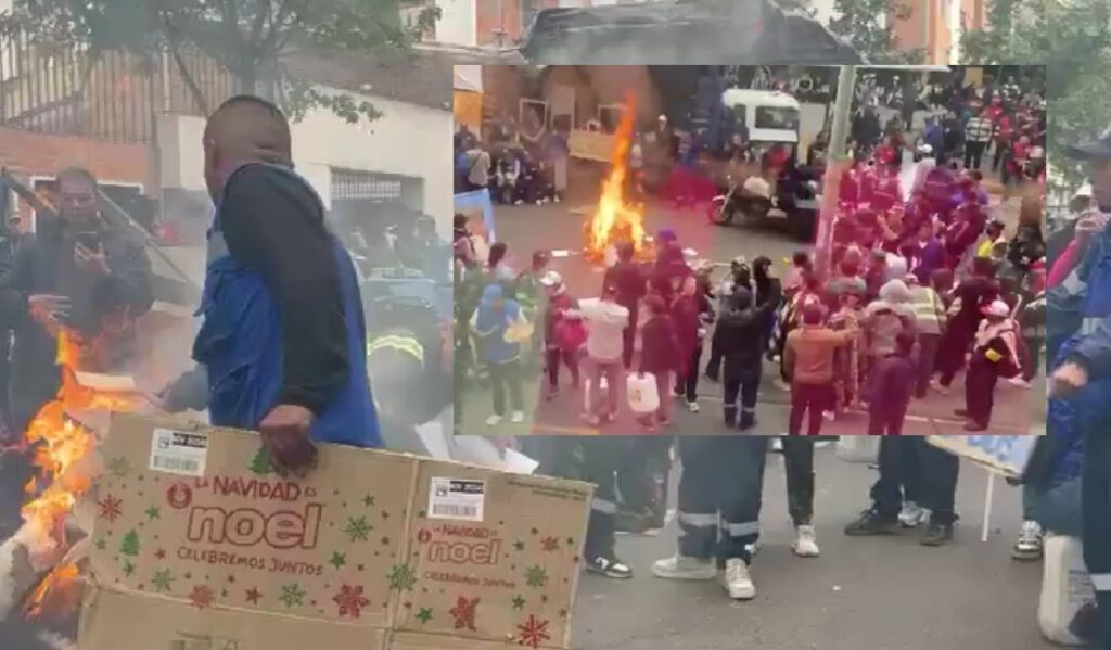 Fogata y protesta en Chapinero: vecinos con el susto en la nuca Fogata y protesta en Chapinero: vecinos con el susto en la nuca