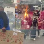 Fogata y protesta en Chapinero: vecinos con el susto en la nuca Fogata y protesta en Chapinero: vecinos con el susto en la nuca