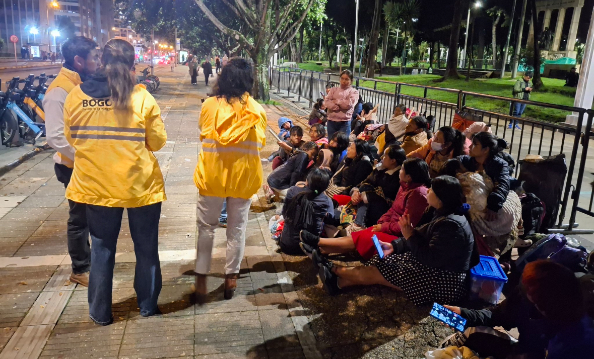 Indígenas Emberá pasarán Navidad en Bogotá: sin regalos, pero con pachanga