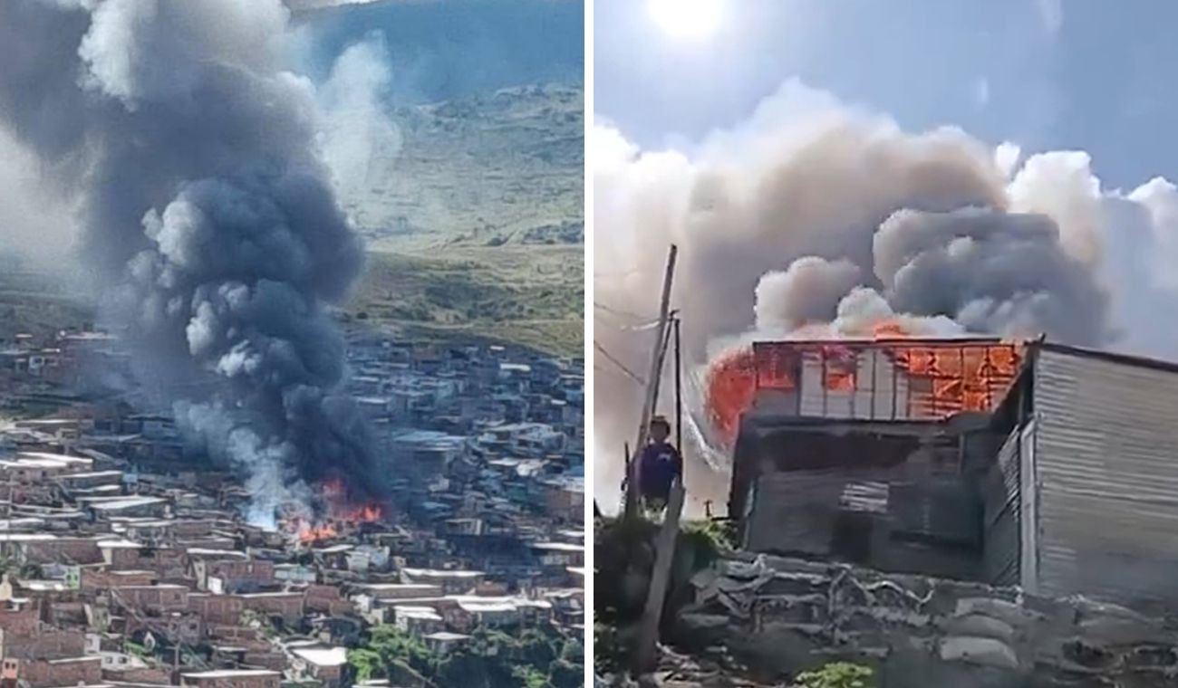 Incendio en Soacha dejó 49 personas afectadas: llamas consumieron casas Incendio en Soacha dejó 49 personas afectadas: llamas consumieron casas