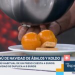 langostinos y entrecot a doble de precio