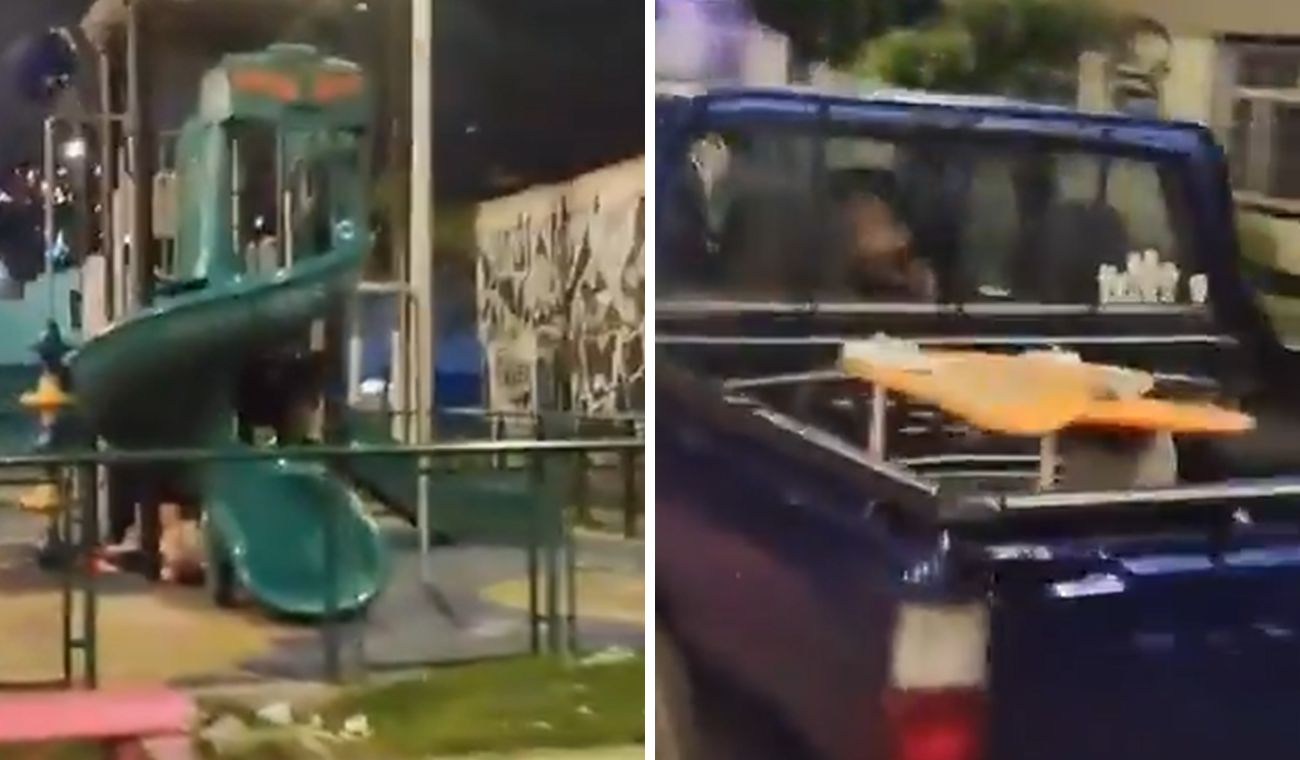 Robo de atracción en parque infantil despierta indignación en Bosa Robo de atracción en parque infantil despierta indignación en Bosa