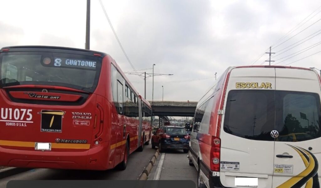 Trancón en autopista Norte: movilidad en el norte de Bogotá está imposible Trancón en autopista Norte: movilidad en el norte de Bogotá está imposible