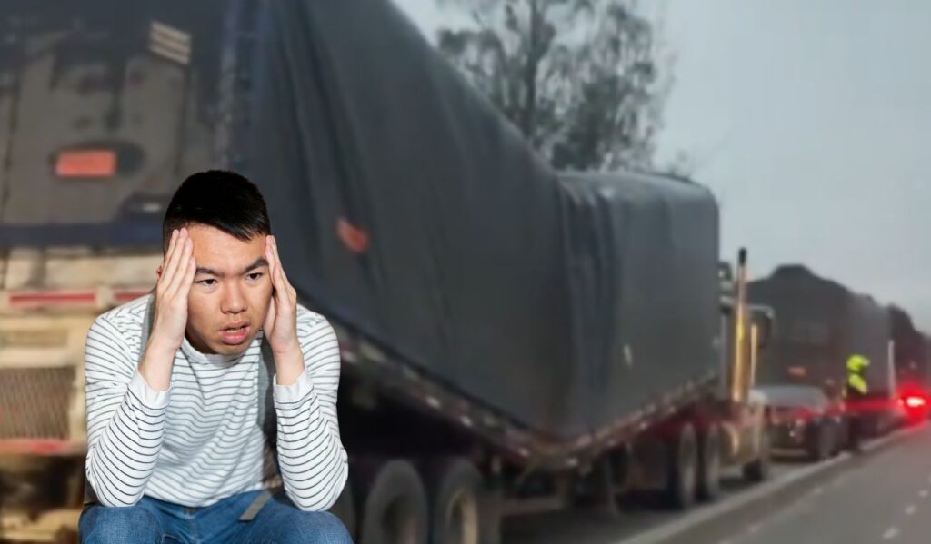 Tractocamión bloquea el tráfico en la Autopista Norte: tome la Carrera 7 Tractocamión bloquea el tráfico en la Autopista Norte: tome la Carrera 7