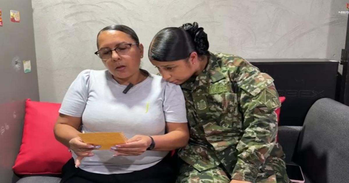 Antioquia: Una videollamada navideña y un mensaje de mamá recibió soldado