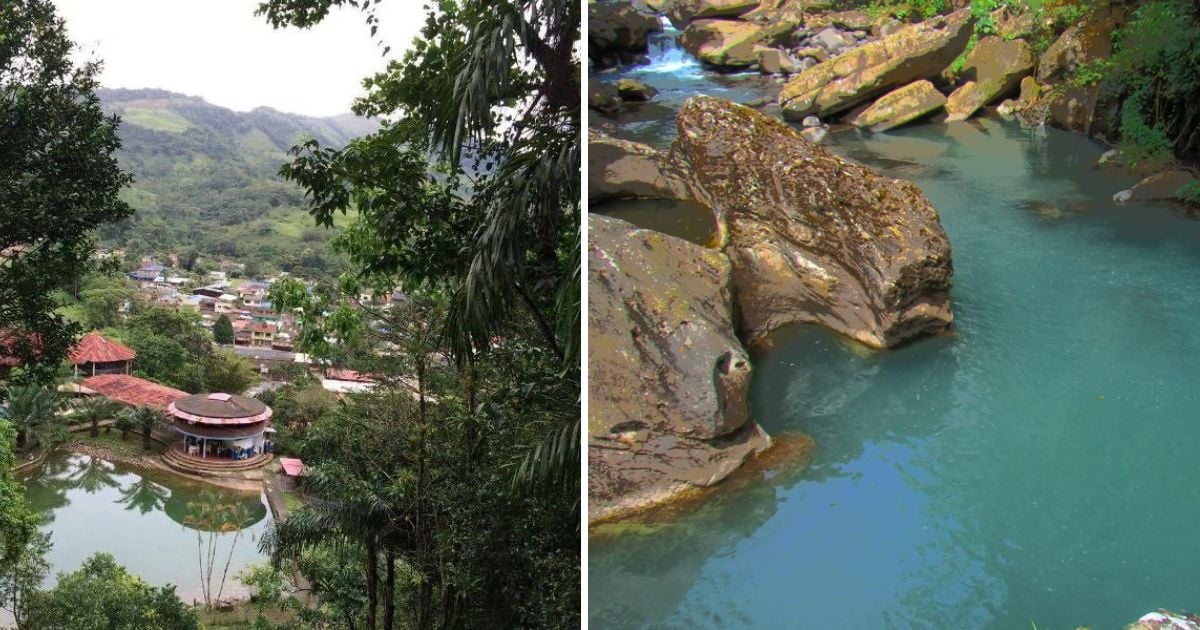 Cómo llegar al magico pozo de colores en Boyacá, una joya sacada de un cuento de hadas