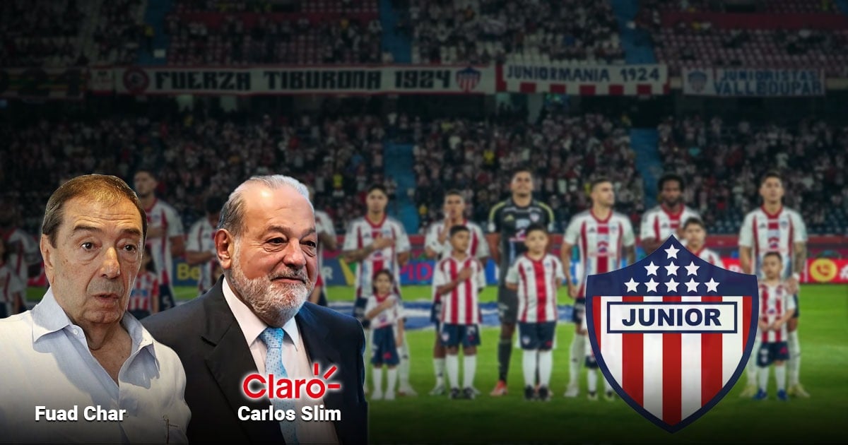 Con un millonario matrimonio Fuad Char y Carlos Slim quieren poner a volar al Junior y a Claro Con un millonario matrimonio Fuad Char y Carlos Slim quieren poner a volar al Junior y a Claro