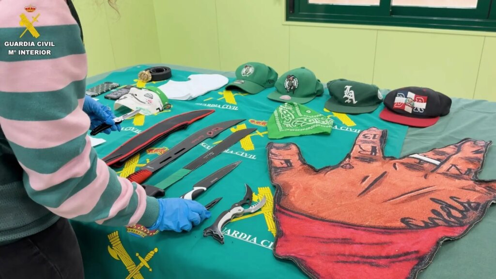 Desmantelado en Madrid un grupo criminal formado por componentes de los Trinitarios, los Blood y los Forty-Two