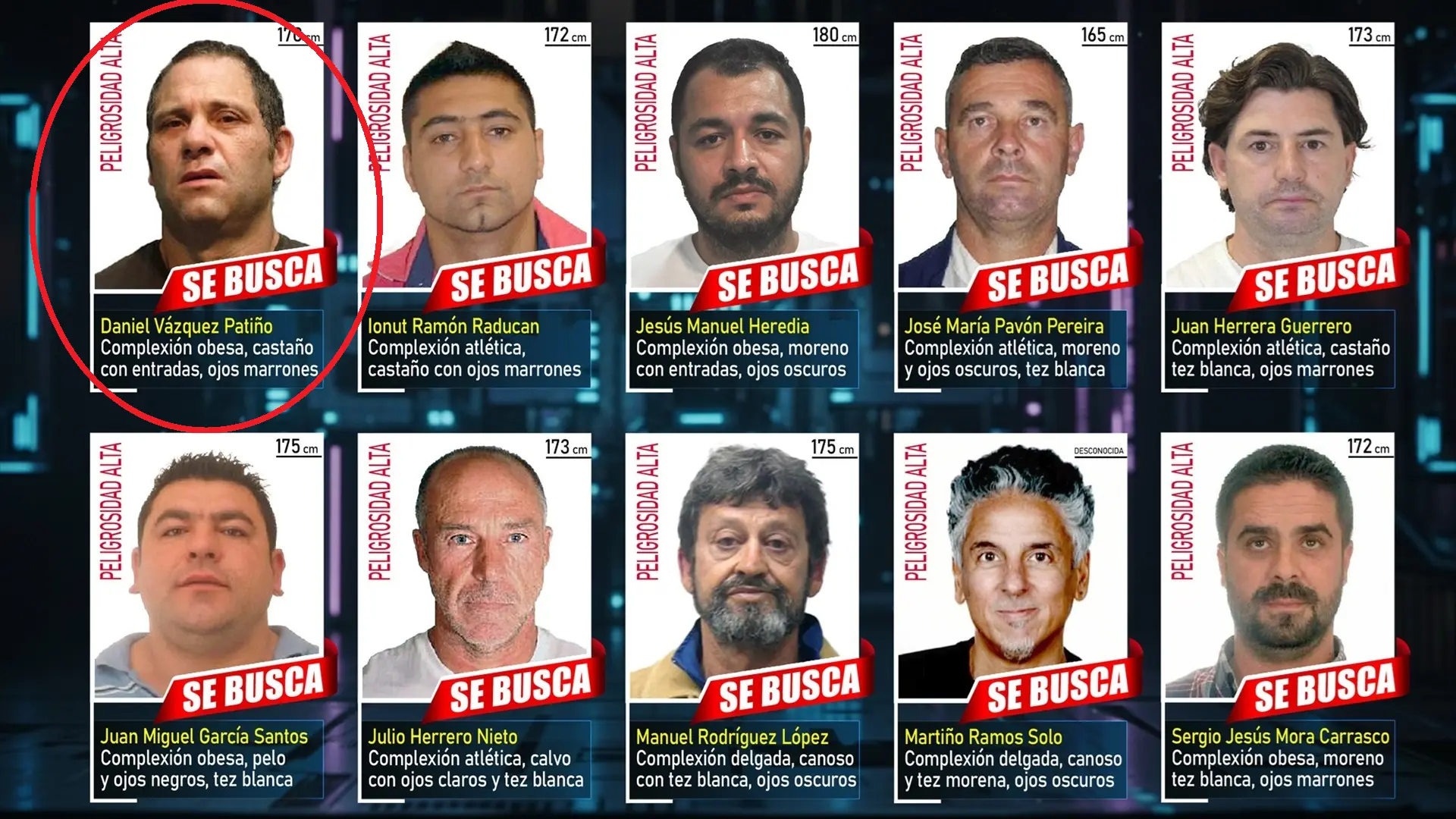 Detenido el pederasta Vázquez Patiño, uno de los 10 delincuentes más buscados de España Detenido el pederasta Vázquez Patiño, uno de los 10 delincuentes más buscados de España
