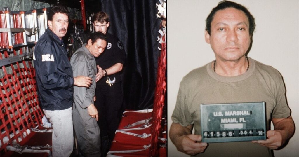 En otra operación militar, el gobierno de EE. UU. derrocó y detuvo al dictador Manuel Antonio Noriega hace 37 años En otra operación militar, el gobierno de EE. UU. derrocó y detuvo al dictador Manuel Antonio Noriega hace 37 años