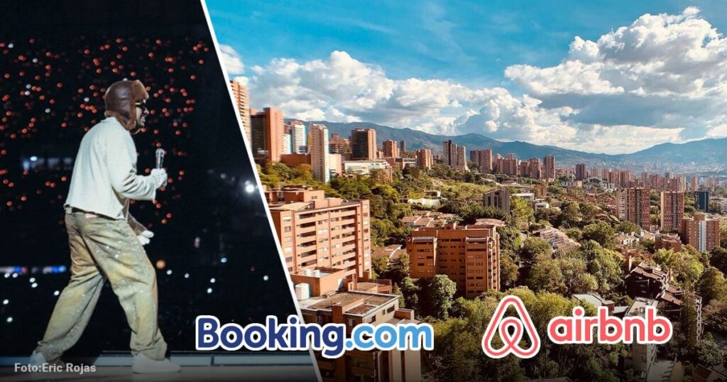 La “mala jugada” de las apps de alojamiento para cobrar millonadas durante los conciertos de Bad Bunny en Medellín