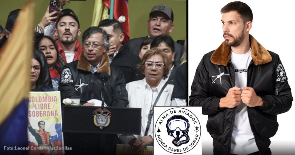 La marca detrás de la chaqueta de aviador que Petro lució en la Plaza de Bolívar: ¿cuánto cuesta?