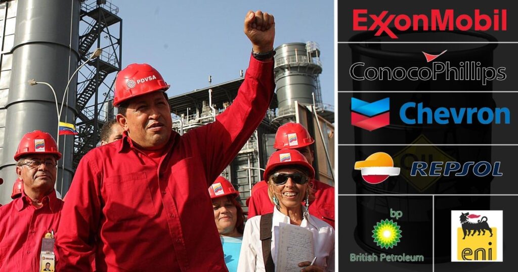 Las 10 petroleras extranjeras, tres de ellas gringas, que Hugo Chávez nacionalizó y entró a controlar Las 10 petroleras extranjeras, tres de ellas gringas, que Hugo Chávez nacionalizó y entró a controlar
