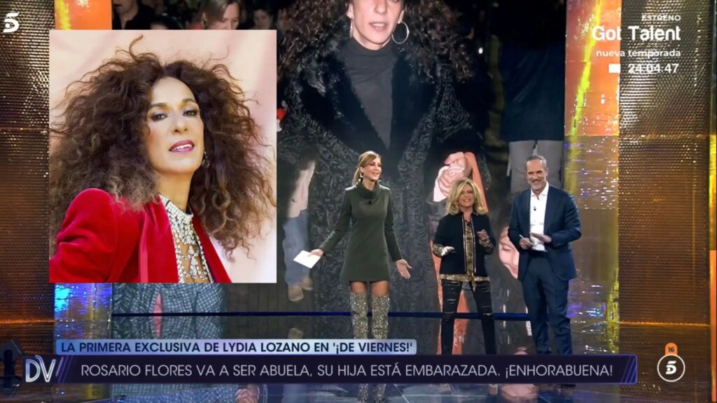 Lydia Lozano anuncia en exclusiva que Rosario Flores va a ser abuela