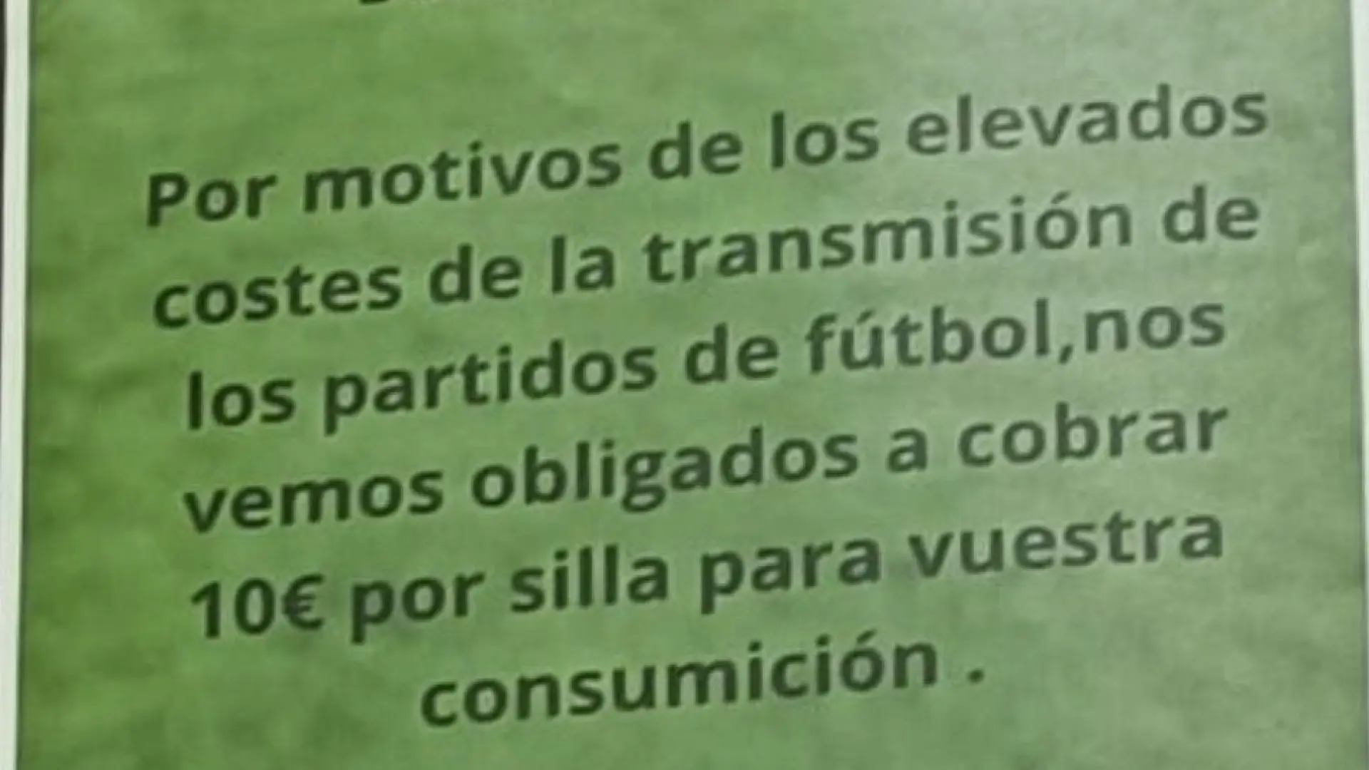 «Me sale mejor verlo en casa»