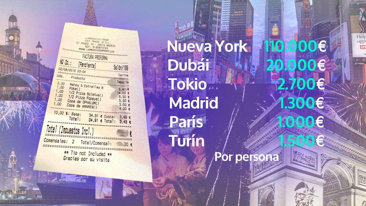 La Nochevieja más cara del mundo: langosta en Times Square por 110.000 euros o caviar en Dubái por 20.000