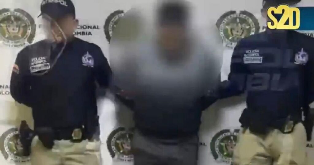 Colombiano requerido en España, Capturado en el municipio de Bello