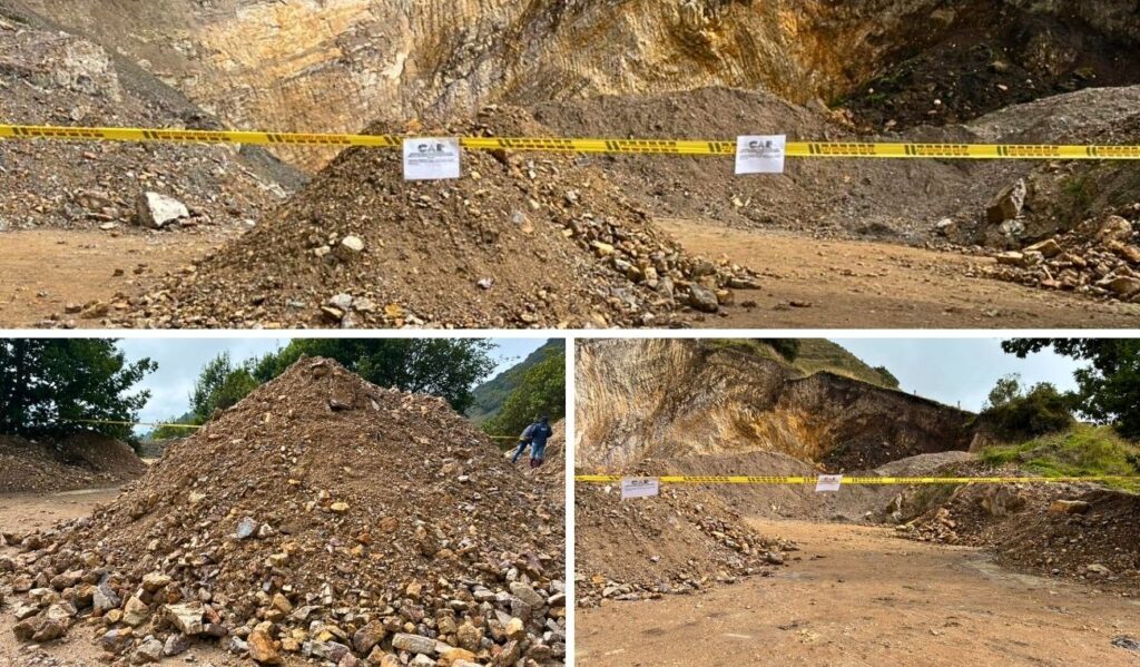 CAR pone tatequieto a minería sin permisos en zona rural de Chocontá CAR pone tatequieto a minería sin permisos en zona rural de Chocontá