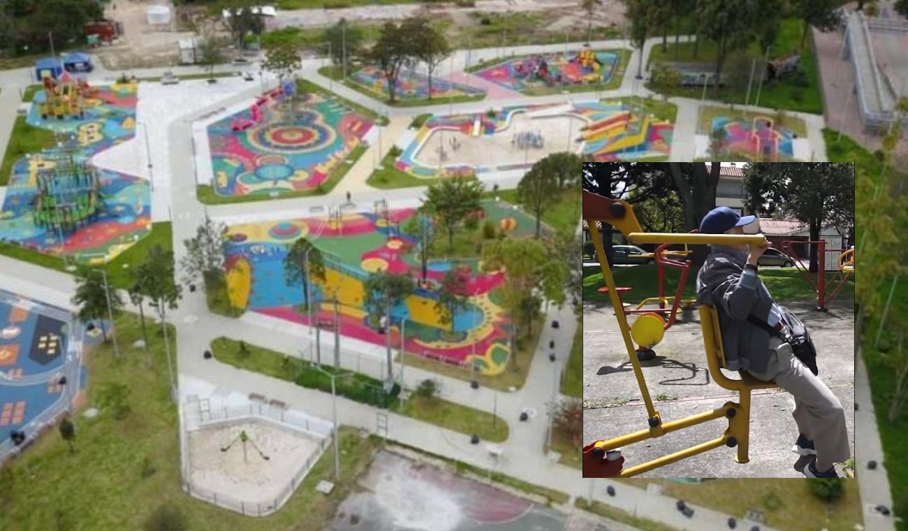 Galán arma grupo especial para los parques: hacer ejercicio queda fijo Galán arma grupo especial para los parques: hacer ejercicio queda fijo
