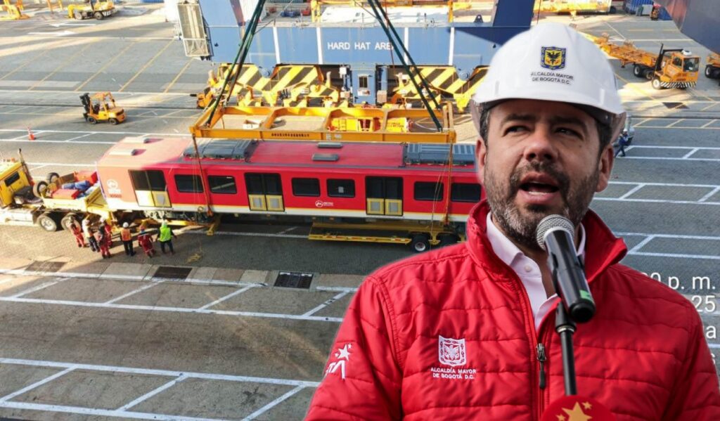 Cuarto tren del metro de Bogotá está en Colombia y Galán revela noticia Cuarto tren del metro de Bogotá está en Colombia y Galán revela noticia