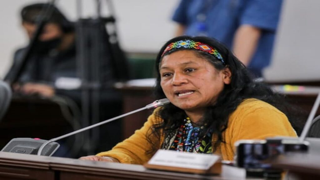 Aída Quilcué entrega sus primeras declaraciones tras su liberación en el Cauca