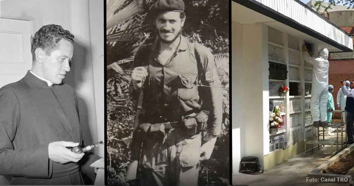 Así encontraron el cuerpo del cura Camilo Torres, 60 años después de haber sido escondido por un general del Ejército Así encontraron el cuerpo del cura Camilo Torres, 60 años después de haber sido escondido por un general del Ejército