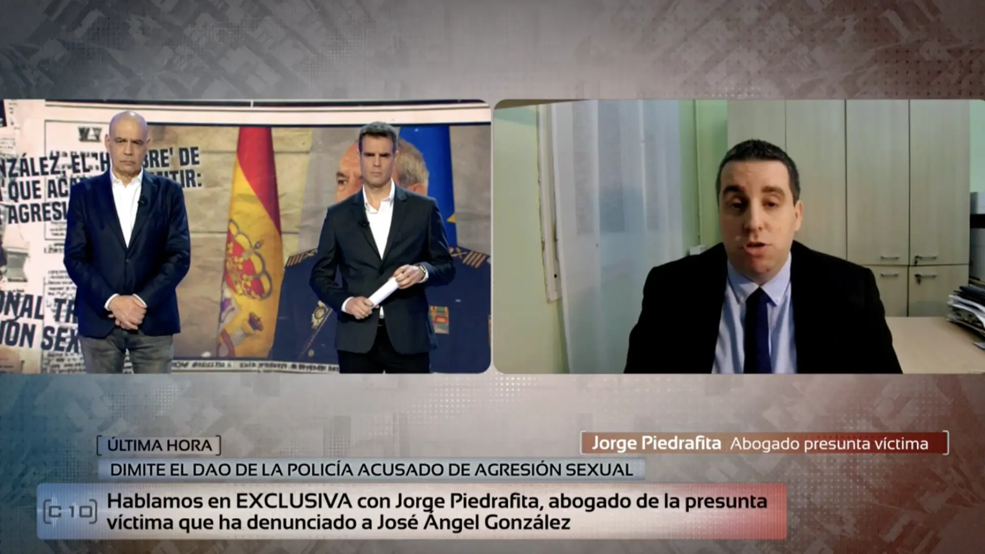 El abogado de la presunta víctima de José Ángel González detalla la agresión en una vivienda ministerial: «Logró zafarse» El abogado de la presunta víctima de José Ángel González detalla la agresión en una vivienda ministerial: «Logró zafarse»