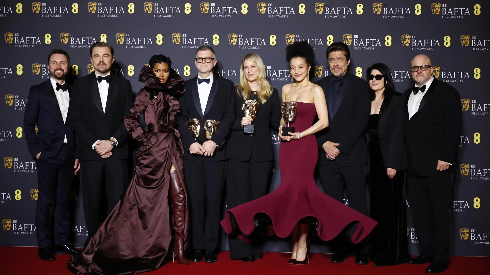 ‘Una batalla tras otra’, la gran vencedora de los premios BAFTA con seis máscaras ‘Una batalla tras otra’, la gran vencedora de los premios BAFTA con seis máscaras
