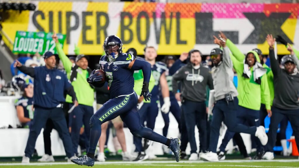 los Seattle Seahawks se vengan de los Patriots en la Super Bowl de Bad Bunny