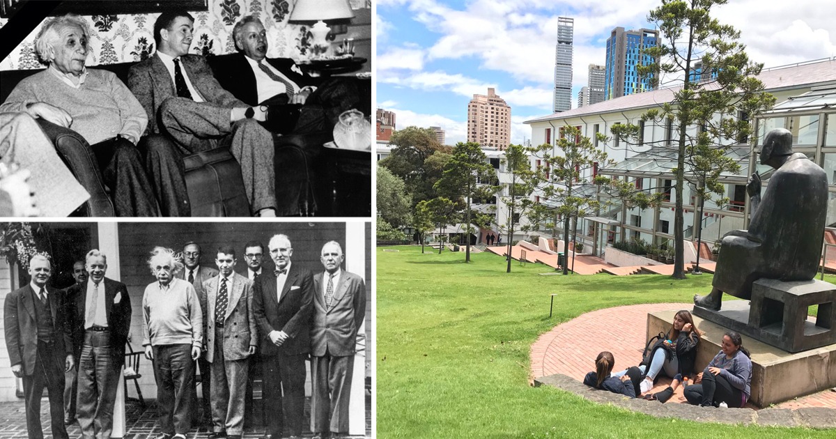 El día que Mario Laserna, abuelo de Paloma Valencia, convenció a Albert Einstein a soñar en la Universidad de Los Andes