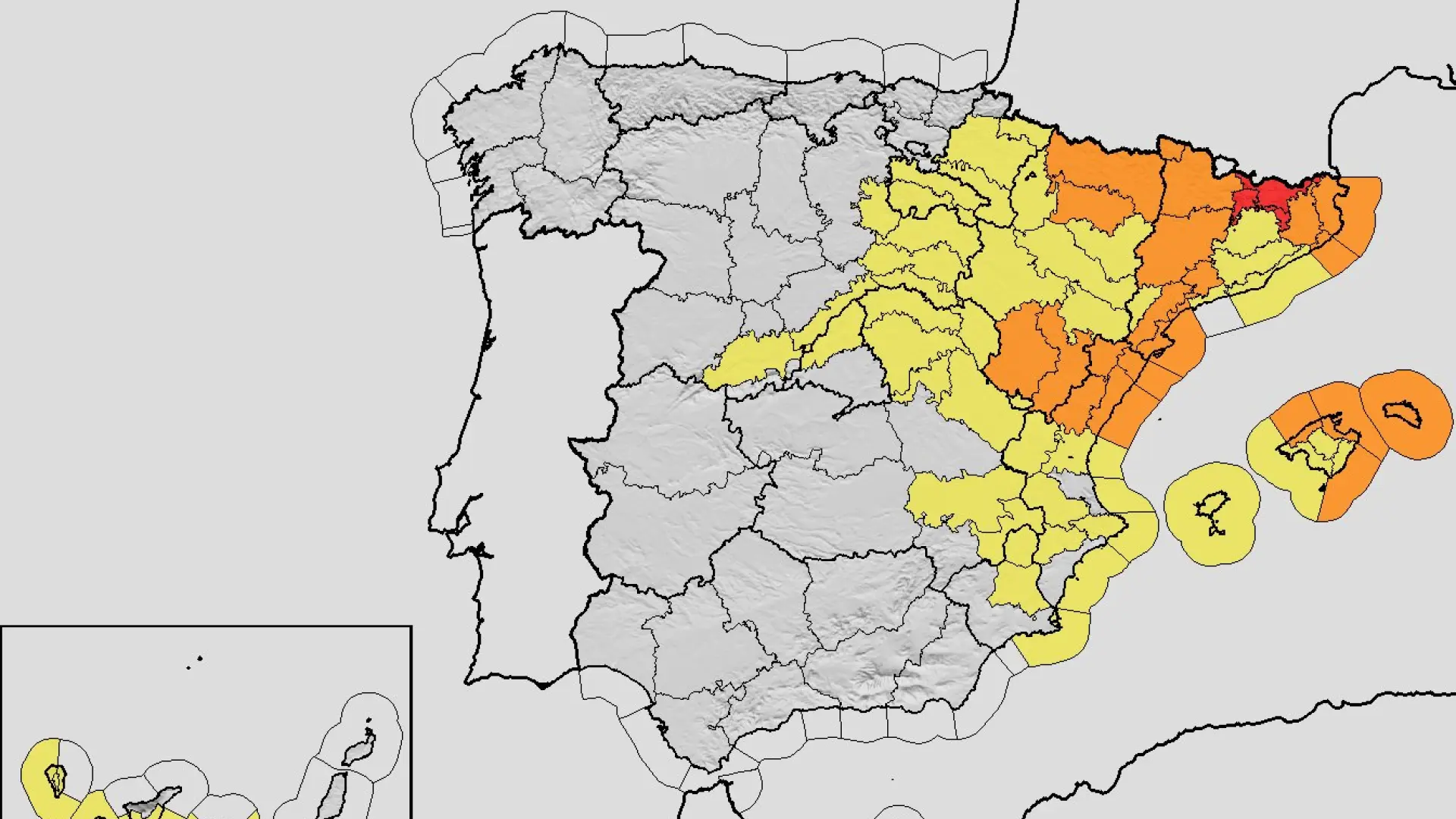 La Aemet activa el aviso amarillo en la Sierra de Madrid este domingo por fuertes vientos