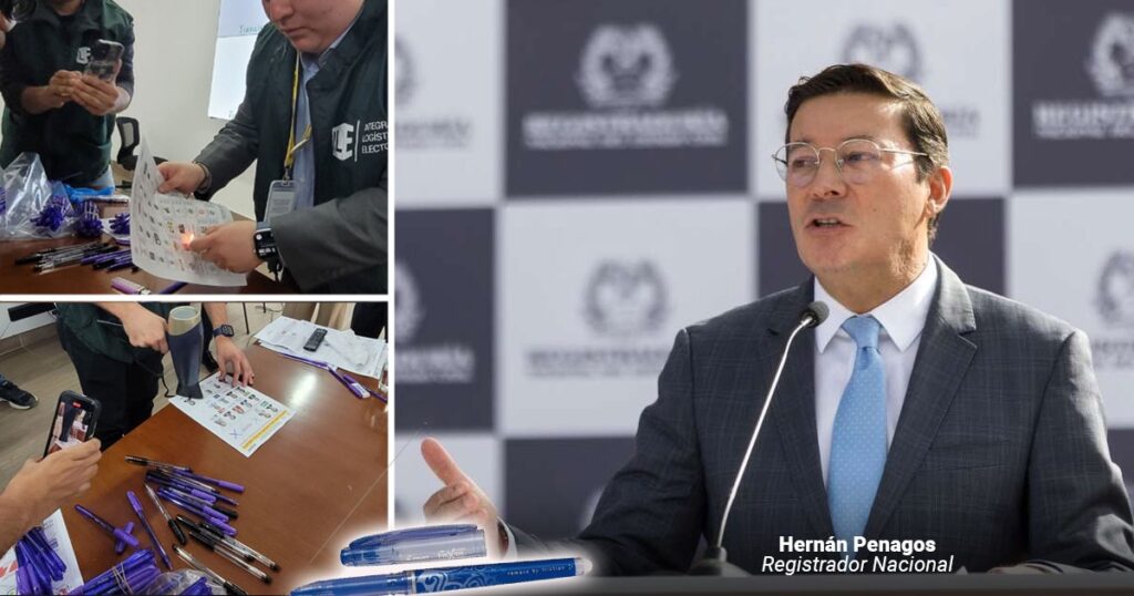 Quiénes fabrican el esfero mexicano de tinta que no se borra con el que los colombianos marcarán el tarjetón