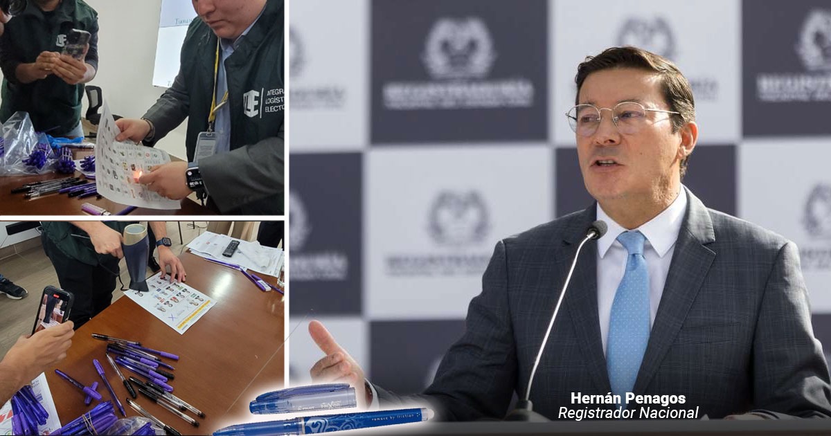 Quiénes fabrican el esfero mexicano de tinta que no se borra con el que los colombianos marcarán el tarjetón