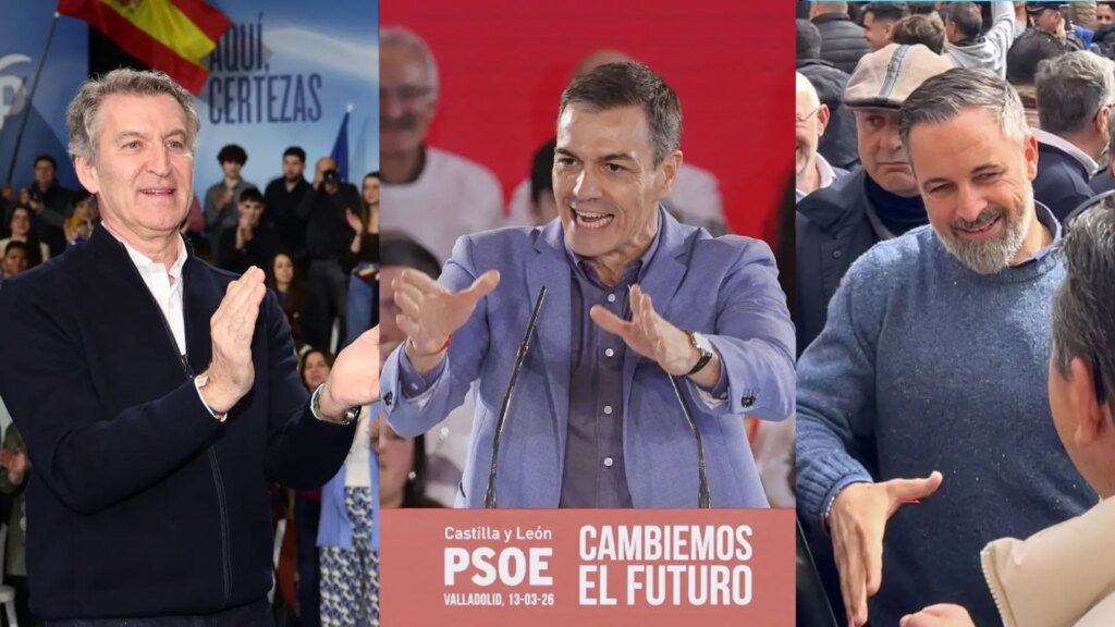 Sánchez promete paliar efectos de la guerra y Feijóo pide el voto ante un Vox que «merece castigo» Sánchez promete paliar efectos de la guerra y Feijóo pide el voto ante un Vox que «merece castigo»