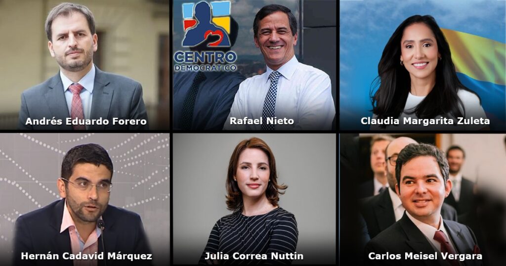 Son 17 de la lista armada por el ex presidente Uribe los que llegan al Senado por el Centro Democrático