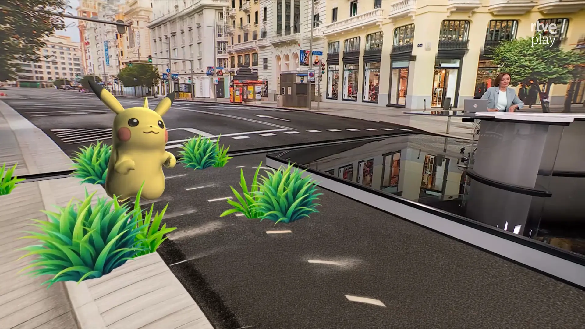 la surrealista escena del telediario de ‘La 1’