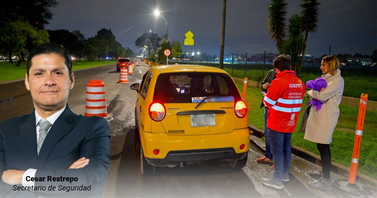 60 % de los taxistas de Bogotá que fueron registrados por las autoridades tiene antecedentes penales